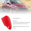 Copri-specchio sinistro rosso 87945 0D909 antigraffio 3