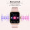 Smartwatch mit Herzfrequenz, Blutdruck, Blutsauerstoff, Schrittzähler Champagne 7