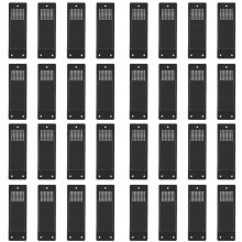 32PCS Shipping Container Air Vent Kit Heavy Duty Shipping Container Accessories Flow Ventilation Kit Black
