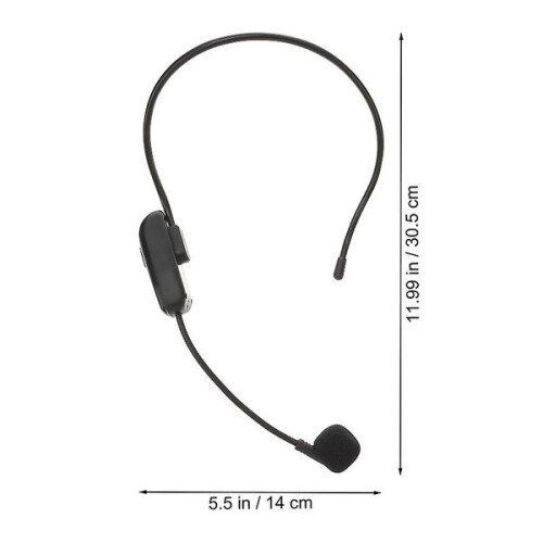 Wireless Ear Hook Microphone 85dB SNR Clear Audio Lightweight for Stage Performance 1