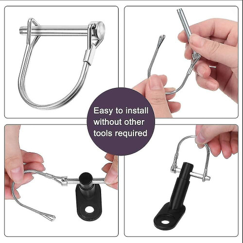 Bicycle Trailer Hitch, 2 Sets, Steel Construction with Black Enamel Coating for General Bicycles Strollers, Includes Multi-Function Tool 2