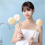 (Pink) Exfoliating Back Scrubber Brush, 100% New Loofah Bath Sponge Set 3