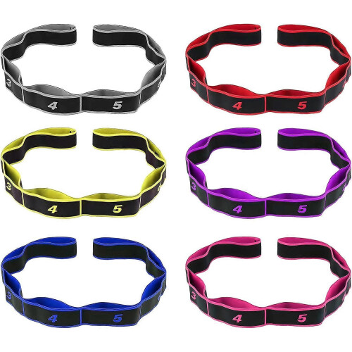 Resistance Band with Digital Adjustable Elastic, Polyester Cotton Material for Pilates, Dance Home Training 2