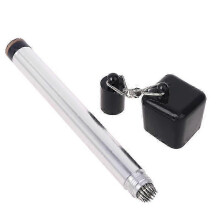 Billiard Cue Chalk Holder with Tip Pricker, 2-in-1 Portable Design, Plastic and Aluminium Pool Cue Maintenance Tool