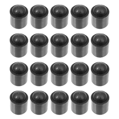 Cue Tip Protector for Snooker Pool Billiard Cues, 20-Pack Rubber Caps, Durable Replacement Accessories