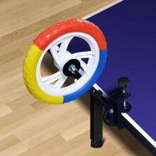 Treinador de Tênis de Mesa com Grampo de Ferro Ajustável para Prática em Casa - Comprimento e Ângulo Ajustáveis para Fitness de Mesa