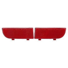 Set van twee reflectoren voor de achterbumper, geschikt voor Mercedes Vito W639 (2003-2015), rode lens, ABS-kunststof
