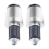 (Silver) Titanium Bar End Plugs for Motorcycle, Road & Mountain Bikes 1