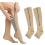 (Grey, XXL) Women's Thickened Medical Compression Socks for Leg Support & Circulation 1