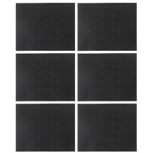 10 Blatt Sternmuster Airbrush-Nagelaufkleber Nagelkunst-Decals Schablonen