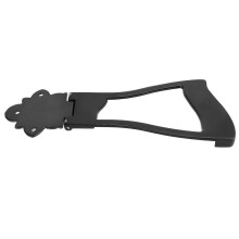Guitar Tailpiece 6 String Metal Replacement Part for Trapeze System, Black Hardware for Electric Guitar Bridge Upgrade