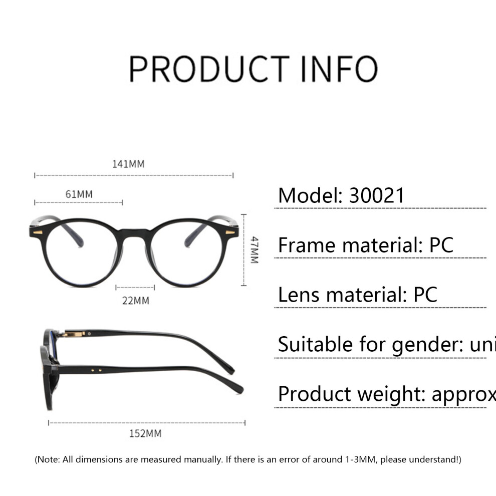 Penghui-Toys Blue/Light (Tea) Blocking Glasses Filter Uv Rays Glare Hd Lens Fashion Spectacles For Gaming Reading Students