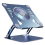 (Deep space grey) Foldable Laptop Stand with Cooling Fan, Aluminum Notebook Holder, Gray 1
