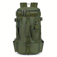 Fishing Backpack, Waterproof 30-40 Litre Nylon Bag with Rod Holders for Outdoor Fishing and Hiking