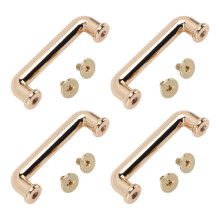10 Sets Gold Metal D Ring Buckle 31x7.5mm for Bags & Purses