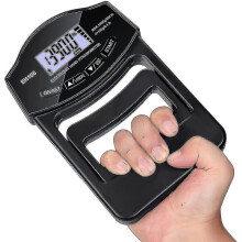 Digital Grip Strength Tester with LCD Screen and USB Charging, High-Precision 180kg/396lbs Hand Dynamometer for Exercise Training Health Monitoring