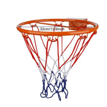 Detský basketbalový kôš, vnútorný/vonkajší, železný obruč s priemerom 32 cm so skrutkami na montáž na stenu alebo dvere