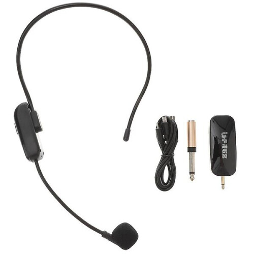 Wireless Ear Hook Microphone 85dB SNR Clear Audio Lightweight for Stage Performance