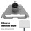 Gen 3 Satellite Pipe Adapter for PC Dish Mount Base Pipe Connector 4
