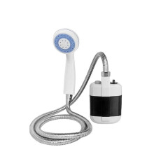 Portable Camping Shower with Digital Temperature Display, 4400mAh Battery 2 Metre Hose for Outdoor Use, Camping, Beach and Pet Washing