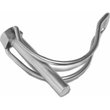 Wiederverwendbarer Winkelbolzen aus verzinktem Stahl, 6,0 mm x 45 mm, 10er-Packung zur Befestigung von Ausrüstung