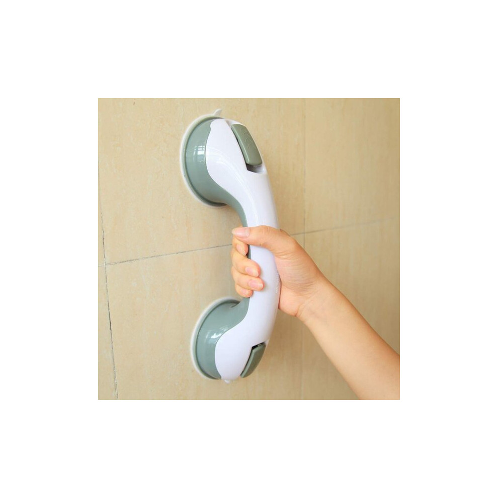 Bathroom Grab Bar with Suction Cup, 300 lbs Load Capacity, Non-Slip Safety Rail for Elderly and Disabled, No Drilling Required