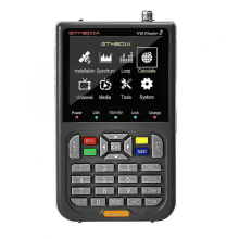 (With Storage Bag) GTmedia V8 Finder 2 Satellite Meter: 3.5" LCD, DVB-S/S2/S2X, 4000mAh Battery, Auto Angle