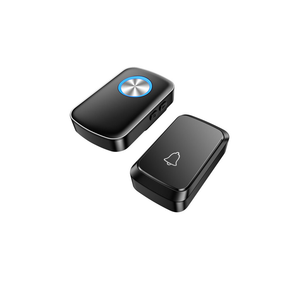 Wireless Doorbell With Remote Receiver, 150M Range, Waterproof Abs, 60 Ringtones Adjustable Volume For Home Office 6901508344969