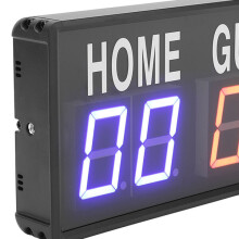 Electronic Scoreboard with Remote Control, Aluminium Alloy Indoor Outdoor Sports Score Keeper for Games Like Cornhole Basketball Volleyball