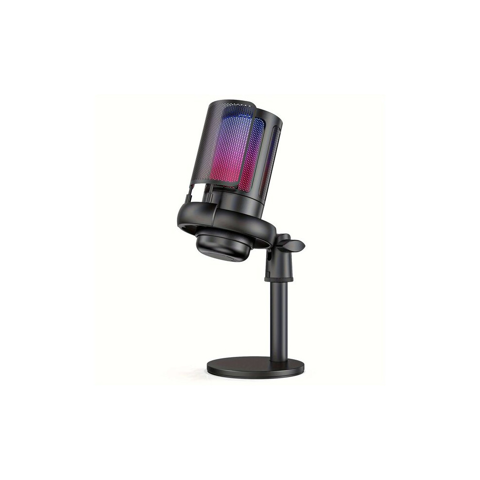 Usb Microphone With Cardioid Condenser Noise Reduction, Compatible With Pc Phone Console For Gaming Live Streaming Podcast Recording 6901508348448