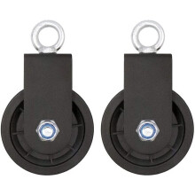 Fitness Pulley 90mm 180kg Load Capacity with 360 Rotation for Home Gym DIY Projects