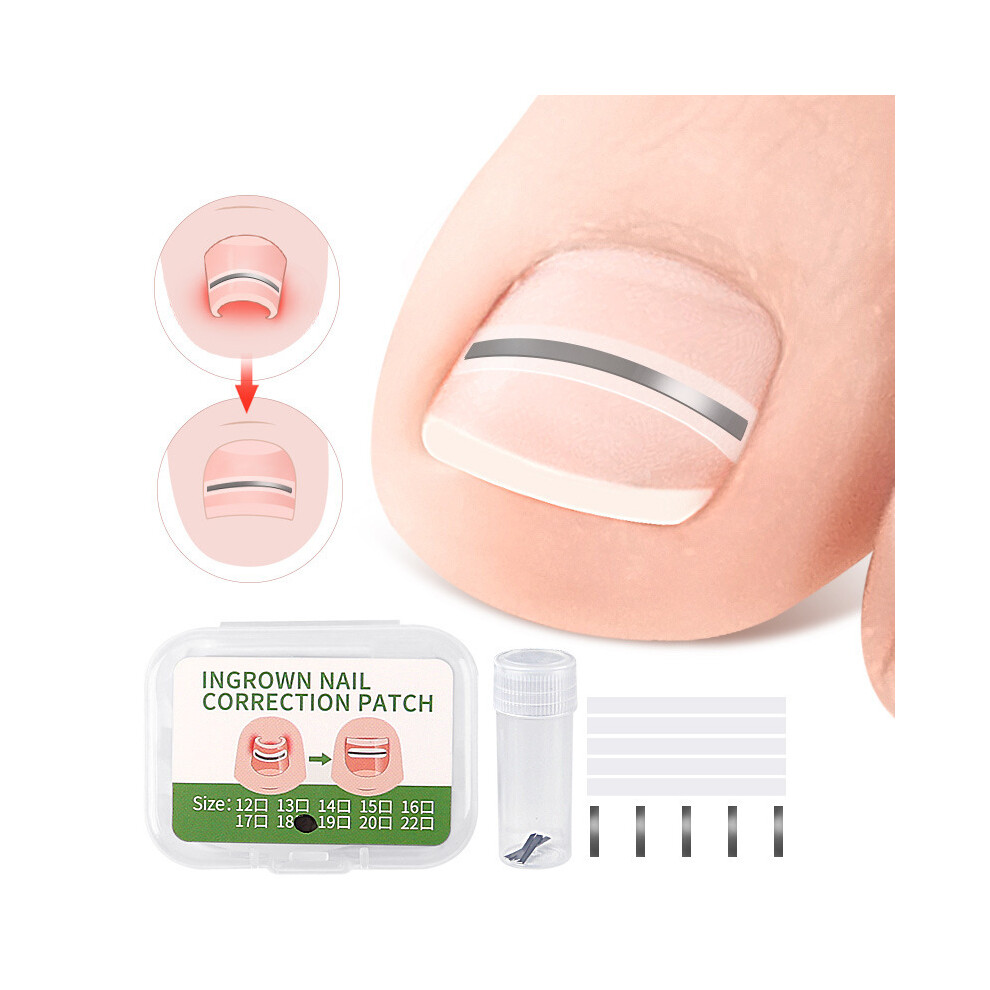 Inf Ingrown Toenail Correction Patch Set - 10 Patches 12 Mm