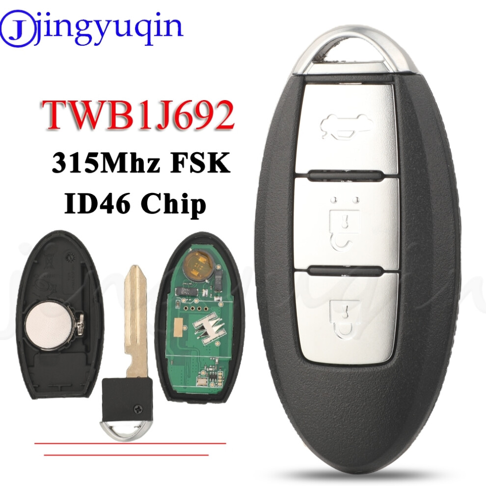 Twb1j692 Remote Smart Car Key 315Mhz Id46 For Nissan Fuga 2009-2015 Cima Latio Sylphy 2012- Infiniti M Hybr 2010-2015 6935161688856