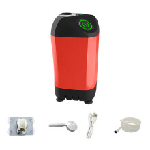 IPX7 wasserdichte Camping-Duschpumpe mit Digitalanzeige für das Duschen im Freien auf Reisen, Wanderungen und Campingausflügen.