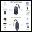 5.4 Receiver Transmitter Lcd Display Aux  Car Adapter Wireless Audio Transmitter for TV Speakers 2