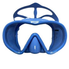 Snorkelling Mask for Adults with Tempered Glass Lens Silicone Skirt, Anti-Fog Wide View Diving Goggle for Swimming and Snorkel Set