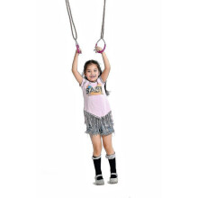 Gymnastiekringen voor buitenschommels, met kunststof beklede metalen ophangringen, duurzame fitnessringen van 15 cm voor kinderen en volwassenen.
