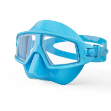 Máscara de Mergulho Azul com Proteção UV, Lente HD, Saias de Silicone Líquido de Baixo Volume para Mergulho Scuba, Snorkeling e Mergulho Livre