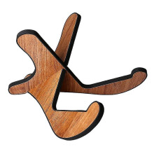 Supporto per chitarra in legno, pieghevole e portatile, per chitarre acustiche classiche, bassi e mandolini, con cuscinetto in schiuma antiscivolo.