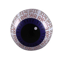 Opblaasbare oogdecoratie met ledverlichting, waterdicht, werkt op batterijen, met afstandsbediening voor Halloweenfeesten binnen en buiten.