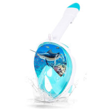Masque de plongée intégral pour adultes avec vision panoramique ultra large et conception antibuée pour la plongée en apnée