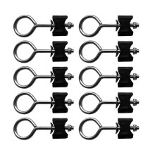Trampoline Screws for Universal Fit, 10-Piece Galvanised Steel Set, Rust-Proof Replacement Parts for Garden Trampoline Stability