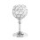 (Silver, S) Mini Crystal Candlestick - Metal Candleholder for Study Decor 1