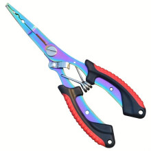 Fishing Pliers Stainless Steel with Fish Gripper and Line Cutters for Freshwater and Saltwater Angling with Protective Case & Lanyard