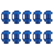 Trampolinstangenkappen, 8 x 5 x 5 cm, blau, 10er-Packung, Kunststoff-Ersatzteile für Trampolin-Sicherheitsnetze