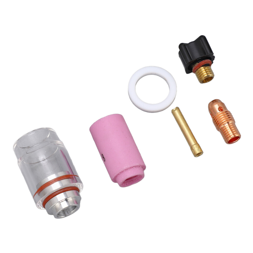 6Pcs 2.4mm TIG Electrode Nozzle Set