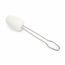 (White) Stainless Steel Bottle Brush with Replaceable Head