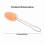 (Orange) Stainless Steel Bottle Brush w/Replaceable Head 1