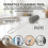 (Gray) Stainless Steel Bottle Brush w/Replaceable Head 3