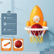 (Shooting Trainer Orange Kitten) Foldable Wall Basketball Hoop - Door Mount